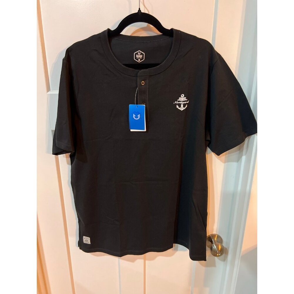 Northyard Men's casual henley t-shirt